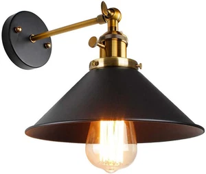 Applique Vintage Industriale, Lampada Da Parete Vintage Interno, Retro Lampada D - Foto 1 di 12