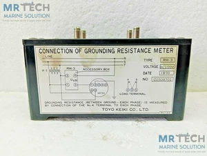 Toyo Keiki Rm-3 Conexión de Medidor de Resistencia a Tierra Voltaje: Ac100v - Imagen 1 de 5
