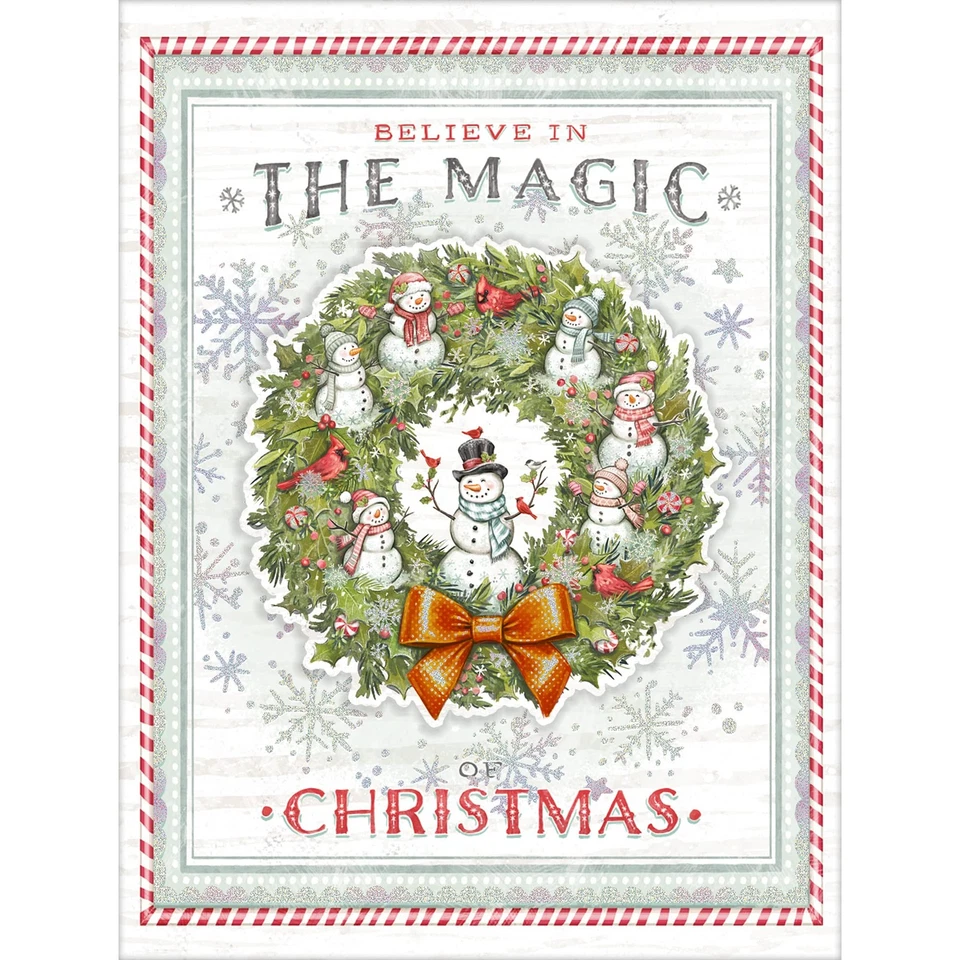 "Magic Of Christmas" Luxe Christmas Cards by Chad Barrett, 8 Cards with Match... - Image 1 of 1