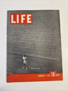 February 1 1937 Life Magazine Vassar College Tennis Chinese Communists FDR - Picture 1 of 2