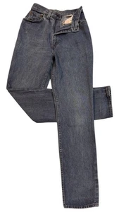 Jeans Levis 505 vintage años 80 ribete tiro alto pierna recta 100 % algodón azul - Imagen 1 de 11
