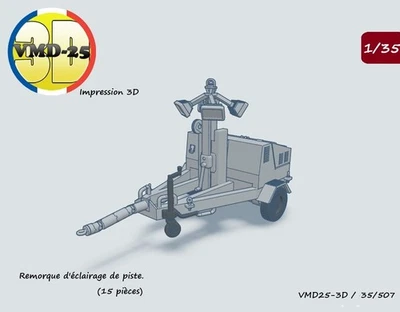 Remorque d'éclairage de piste" Armée de l'Air - 1/35 - Photo 1/4