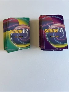 Scene It? Disney 1st Edition DVD Board Game Replacement Cards 2004 - Picture 1 of 2