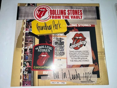 ROLLING STONES “FROM THE VAULT LIVE FROM LEEDS 1982” TRIPLE LP/+DVD SET NEW RARE - Image 1 of 4