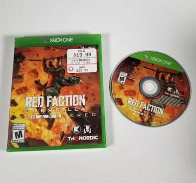 Red Faction Guerilla Re-Mars-Tered Edition For Xbox One - TESTED - FAST SHIP! - Image 1 of 4
