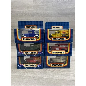 (6) Matchbox MB38 Collectors Model A Trucks Advertising Diecast All NIP - Picture 1 of 17
