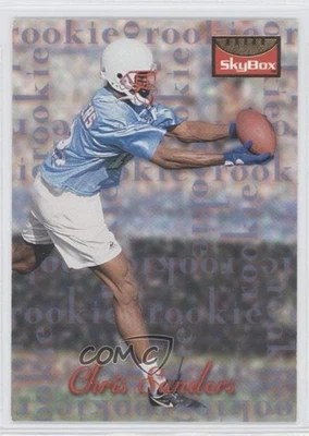 1995 Skybox Premium Rookie Chris Sanders #184 Rookie RC - Image 1 of 2