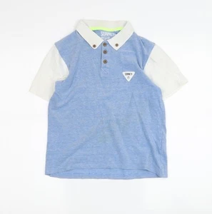 Sonneti Boys Blue White Polo Shirt 10-12 Years, Cotton Casual - Picture 1 of 12