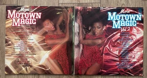 Motown Magic Vol 1 & 2 Vinyl LPs Classic Soul R&B EX+ Marvin Gaye Stevie Wonder - Picture 1 of 13