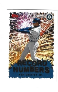 1999 Topps Record Numbers #RN4 Ken Griffey Jr. SEATTLE MARINERS - Picture 1 of 2