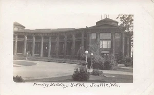 Forestry Building University of Washington Seattle WA 1949c Echtfoto Postkarte - Bild 1 von 2