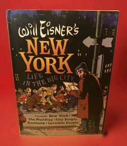 Will Eisner New York Life in the Big City HC w/ Neil Gaiman Intro Graphic Novel - Picture 1 of 3