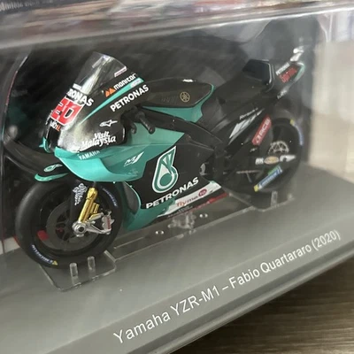 Altaya 1/18 Yamaha YZR M1 Fabio Quartararo 2020 RARE Neuf Blister - Photo 1/2