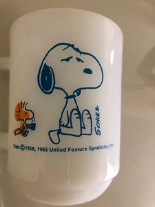 Snoopy Vintage Anchor Hocking Kaffeetasse - Bild 1 von 6