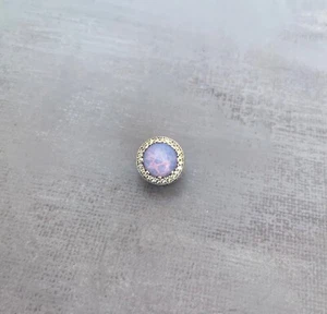 PANDORA Opalescent Pink Radiant Hearts sterling silver & CZ charm, 791725NOP - Picture 1 of 8