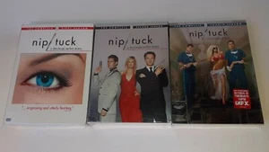 Nip Tuck DVD Lot of Seasons 1 2 & 4; Season 1 has a lenticular cover New - Imagen 1 de 3