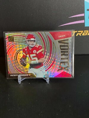2021 Donruss Patrick Mahomes Vortex SP VTX-PMA - Image 1 of 2