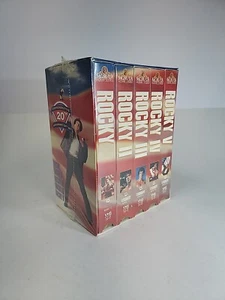 Rocky 1 2 3 4 5 Commemorative 20th Anniversary Gift Box Set Sealed VHS NIS - Picture 1 of 5