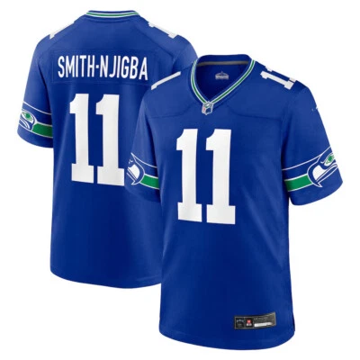 Camiseta deportiva cosida para hombre #11 Jaxon Smith-Njigba retro jugador - Foto 1 de 2