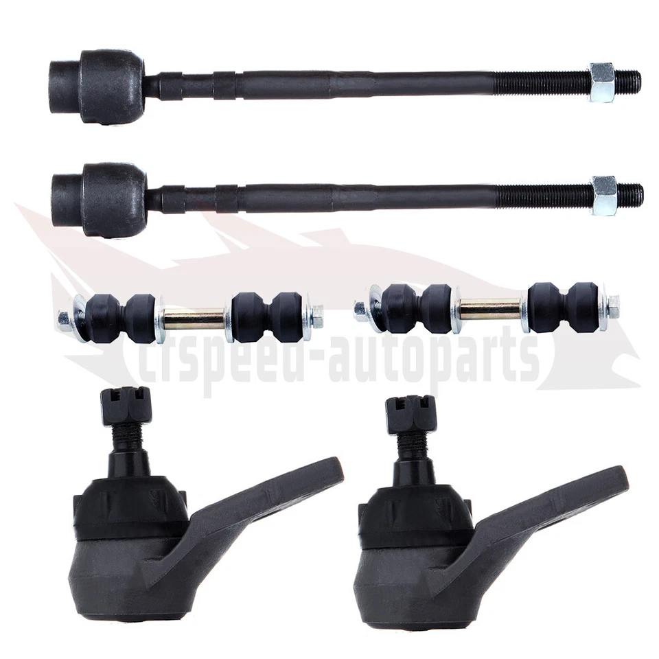 Steering 6PCS  Ball Joint Tie Rod Sway Bar Parts Fits 1992-1996 OLDSMOBILE 88 98 - Image 1 of 1