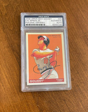Cal Ripken Jr 2009 Upper Deck Goudey On Card Auto #20 Orioles PSA Authentic HOF