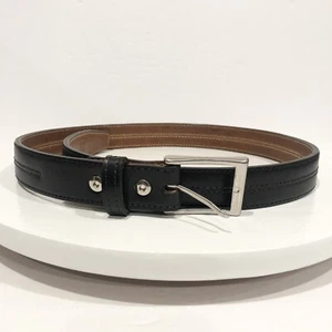 Coronado Herren Leder Gürtel 34 American Bison Massive Messingschnalle Doppellagig Neu - Bild 1 von 12