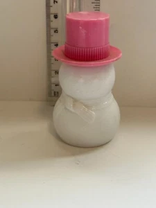 Vintage Avon Timeless Cologne Bottle Snowman Empty Rare Combine Ship - Picture 1 of 3