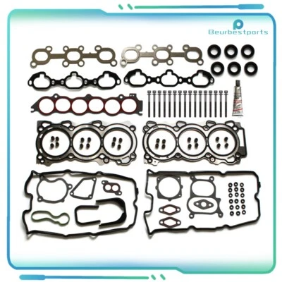Juego de pernos de junta de culata de motor 2002-2008 para Nissan Altima 3,5 L 3498CC V6 DOHC Foto 1 de 4