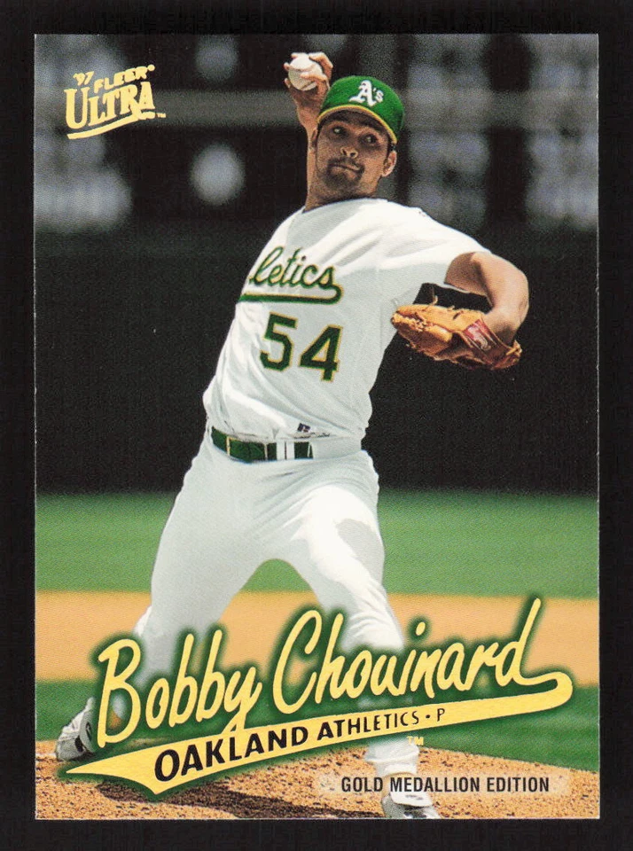 1997 Ultra Gold Medallion #G110 Bobby Chouinard Oakland Athletics - Image 1 of 2