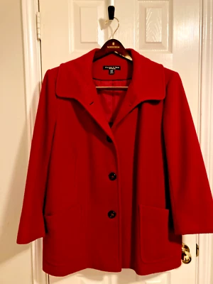 Preston and York Pea Coat Red size 16W - Image 1 of 4