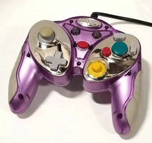 Intec G5005 Purple Razor Mini Controller Nintendo Gamecube Wired Programmable - Picture 1 of 2