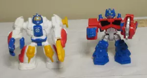 Pair of Transformers Rescue Bots High Tide Feature Bots High Tide Optimus Prime - Picture 1 of 9