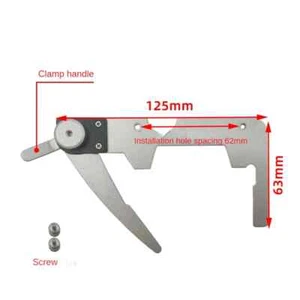 Strato accessori microscopio piattaforma mobile meccanica pressatura morsetto binario clip - Foto 1 di 9