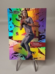 2021 Skybox Metal Universe Champions Trevor Lawrence Arc Weld Insert AW-7