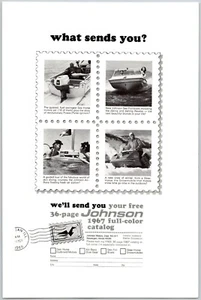 1966 Johnson Sea-Horse Motors Johnson Sea-Foil Boats Print Ad - Bild 1 von 1