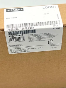 Siemens - 6ED1057-1BA00-0BA0 - LOGO! Cavo TD - NUOVO IMBALLO ORIGINALE - Foto 1 di 1