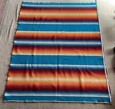 Vintage,1994,Pearce Woolrich Aztec Throw Blanket,56 1/2” X 74”,Wool,USA,Colorful