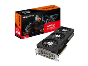 GIGABYTE Radeon RX 7600 XT GAMING OC 16G Graphics Card, 3x WINDFORCE Fans 16GB - Picture 1 of 4