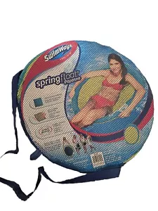 SwimWays Spring Float Papasan Mesh Float Pool or Lake Blue/ Green New - Picture 1 of 1