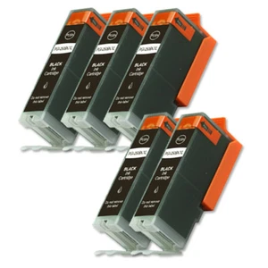 5 Tintenpatronen schwarz funktioniert für Pixma PGI-270XL 270XL TS5020 MG5721 MG6821 - Bild 1 von 1