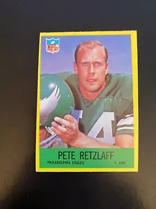 1967 PHILADELPHIA FOOTBALL #140 PETE RETZLAFF!! (RUGHE) SPEDIZIONE 1€!! - Foto 1 di 2