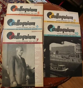 Colloquium – Zeitschrift der freien Studenten Berlins (1954) – 5 Ausgaben - Picture 1 of 7