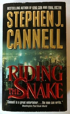 Riding the Snake by Cannell, Stephen J., paperback, nice copy - Image 1 of 4