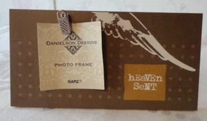 Ganz Danielson Designs 3 x 3 Photo Frame Wings "Heaven Sent" Tabletop or Hang - Picture 1 of 4