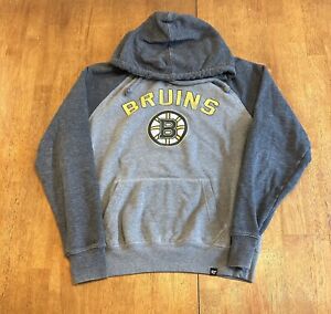 Boston Bruins 47 Brand Hoodie Sweatshirt Medium NHL Hockey