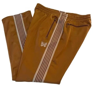 Vintage Needles Japanese Nepenthes Brown Track Pants Size XL Narrow Poly - Picture 1 of 14