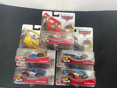 Disney Pixar Cars Diecast Exclusive XRS Mud Racing RARE VHTF RETIRED NIP LOT X5 - Image 1 of 4
