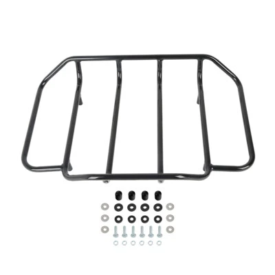 Black Luggage Top Rack For Harley Touring Touring Road King Street Glide - Image 1 of 4