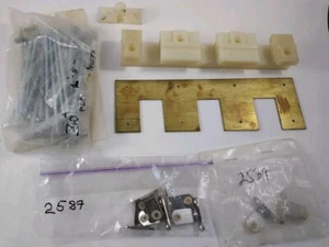 Piano Pedal Hardware Brass Plastic Brackets Lot - Picture 1 of 5