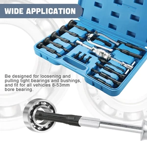 16PC Car Blind Inner Bearing Puller Hole Remover Extractor Tool Set Motorcycle - Picture 1 of 6